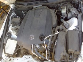 2014 IS250, WHITE, 2.5L, AT.   Z26381